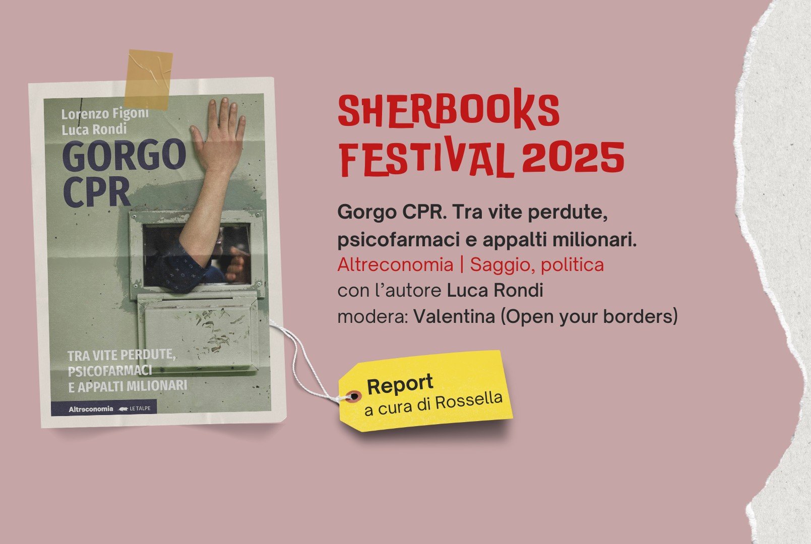 Sherbooks 2025: Gorgo CPR, La vergogna dei lager di Stato